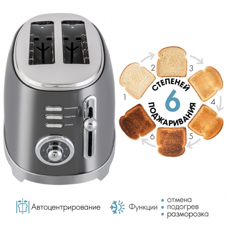 Электрический тостер TUAREX TK-6007