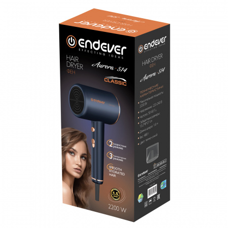 Фен для волос ENDEVER AURORA-514