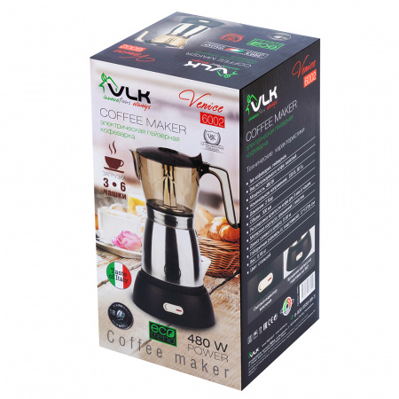 Гейзерная кофеварка VLK Venice-6002