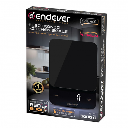Весы кухонные электронные ENDEVER CHIEF-600