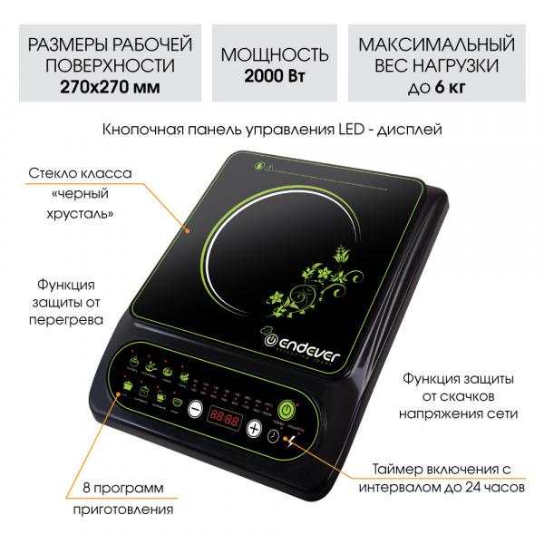 Индукционная плита ENDEVER Skyline IP-30