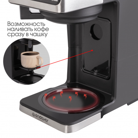 Кофеварка капельного типа ENDEVER COSTA-1046